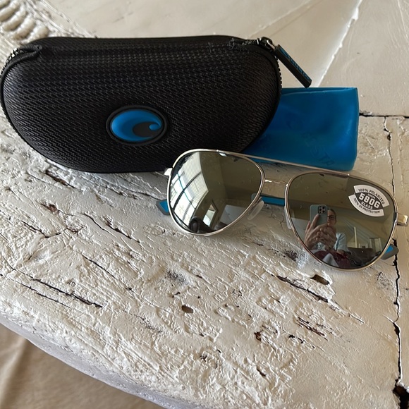 Costa Shiny Silver Mirror polarized sunglasses - Picture 15 of 15
